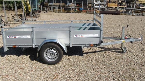 Aanhangwagen enkel asser - Afbeelding 2