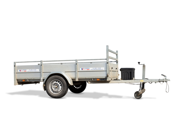 Aanhangwagen enkel asser