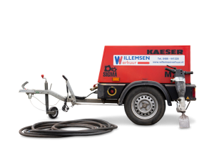 Compressor (aanhangwagen) incl. sloophamer