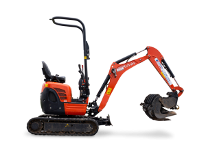 Mini graafmachine (1000kg)