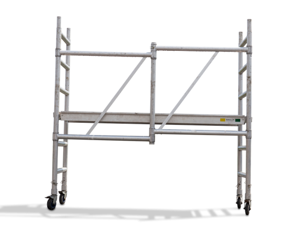 Kamersteiger aluminium, werkhoogte 3mtr