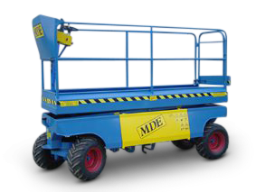 Schaarhoogwerker 4x4 (diesel) 4,50mtr werkhoogte